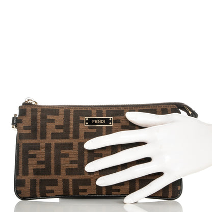 Fendi Zucca Pochette Tobacco 2 of 7