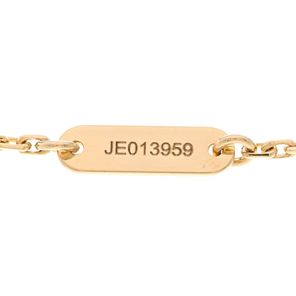 Van Cleef & Arpels 18K Yellow Gold Turquoise Vintage Alhambra Pendant Necklace 5 of 6