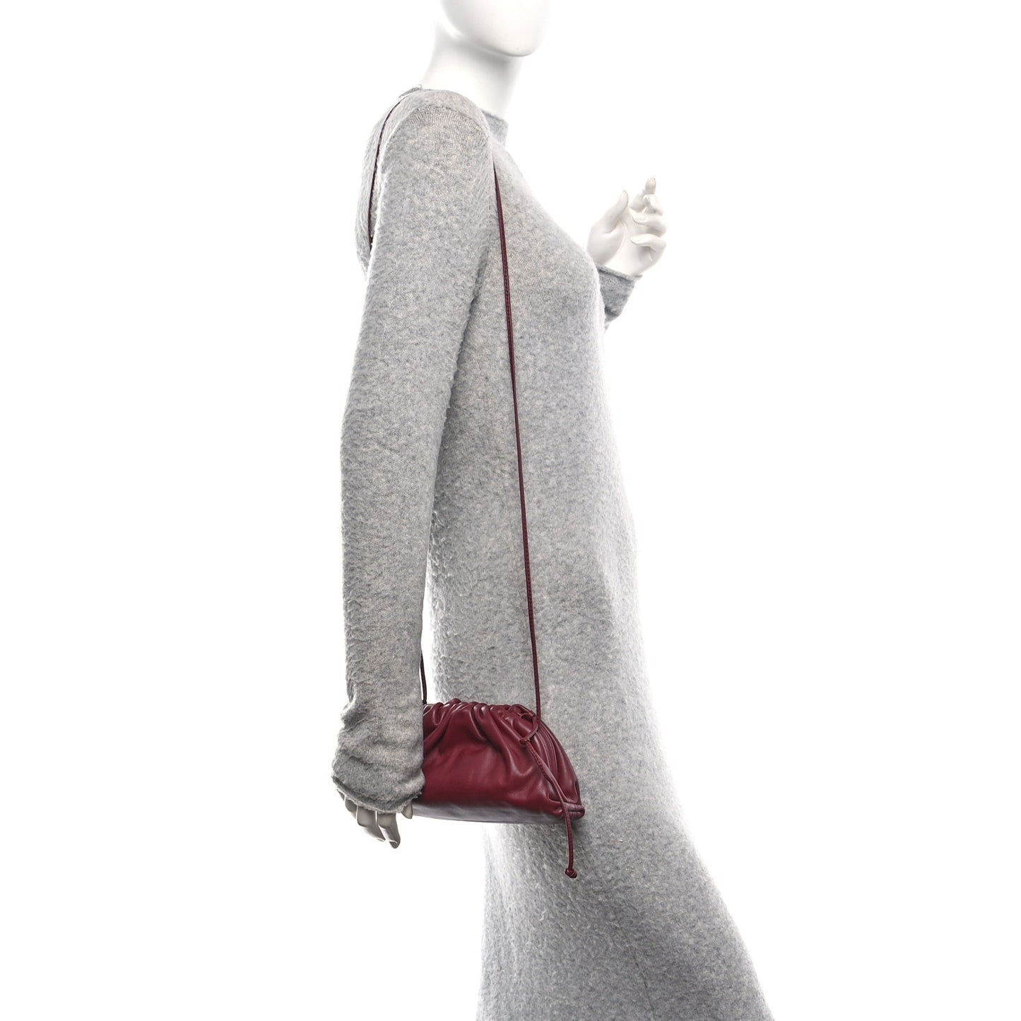 Butter Calfskin The Mini Pouch Bordeaux