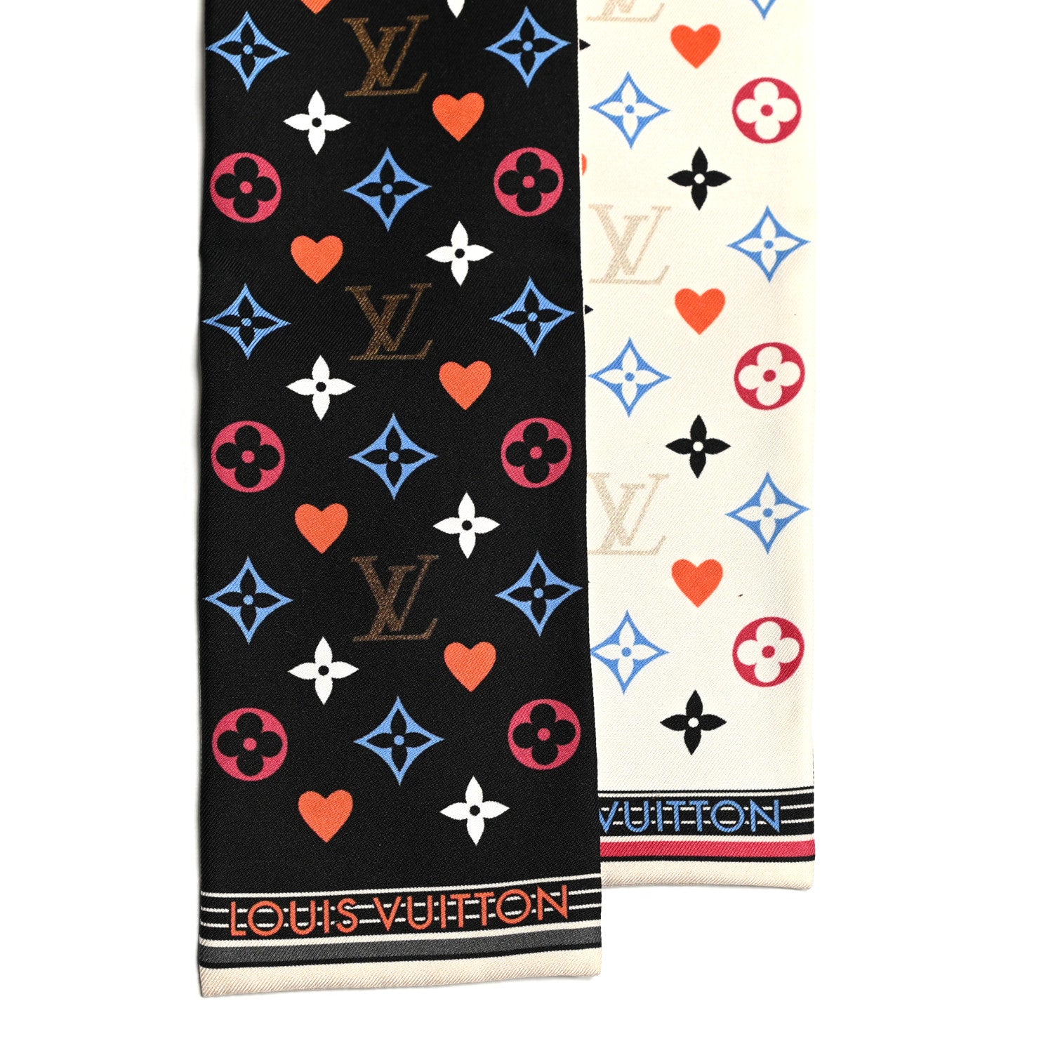 Louis Vuitton Silk Monogram Multicolor Bandeau Black 2 of 3