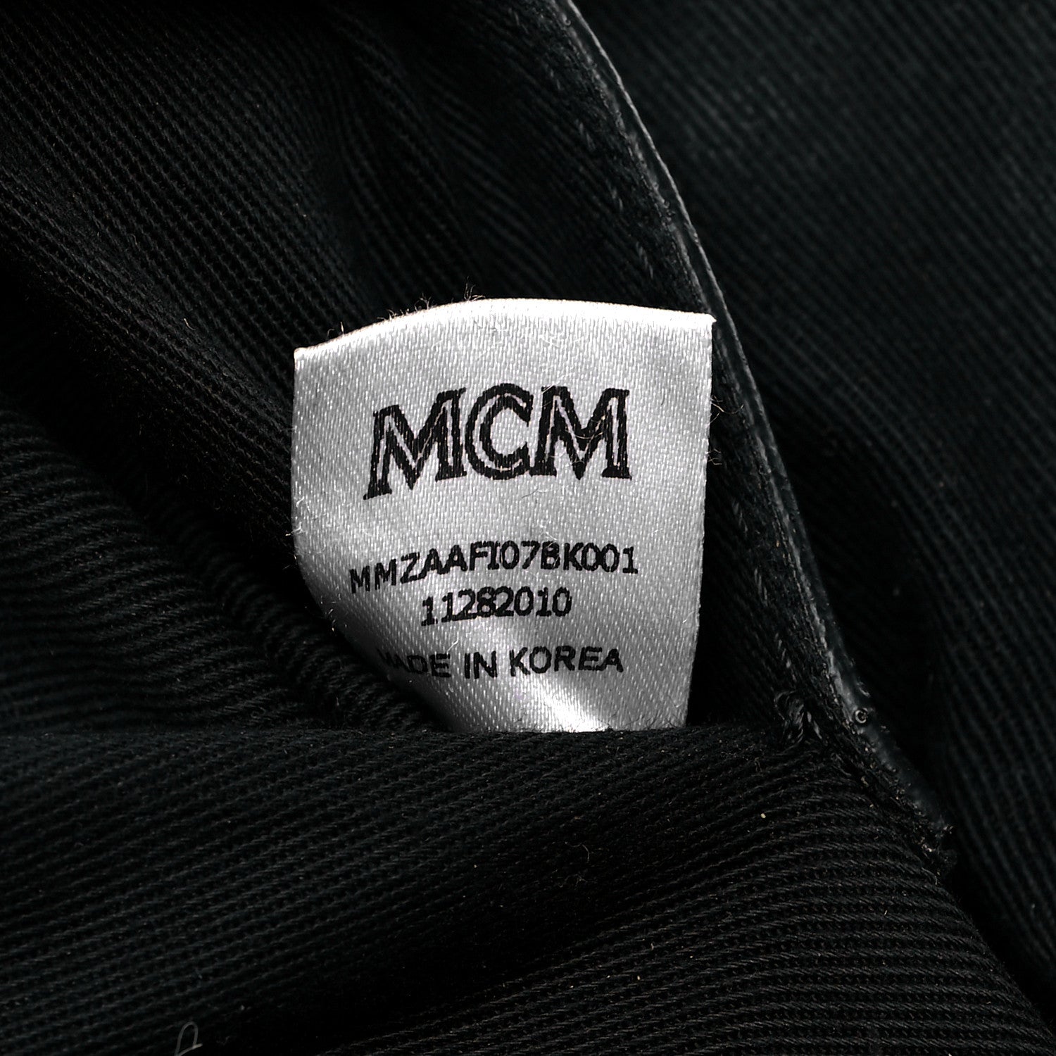 MCM Calfskin Ottomar Monogram Fursten Belt Bag Black 7 of 10
