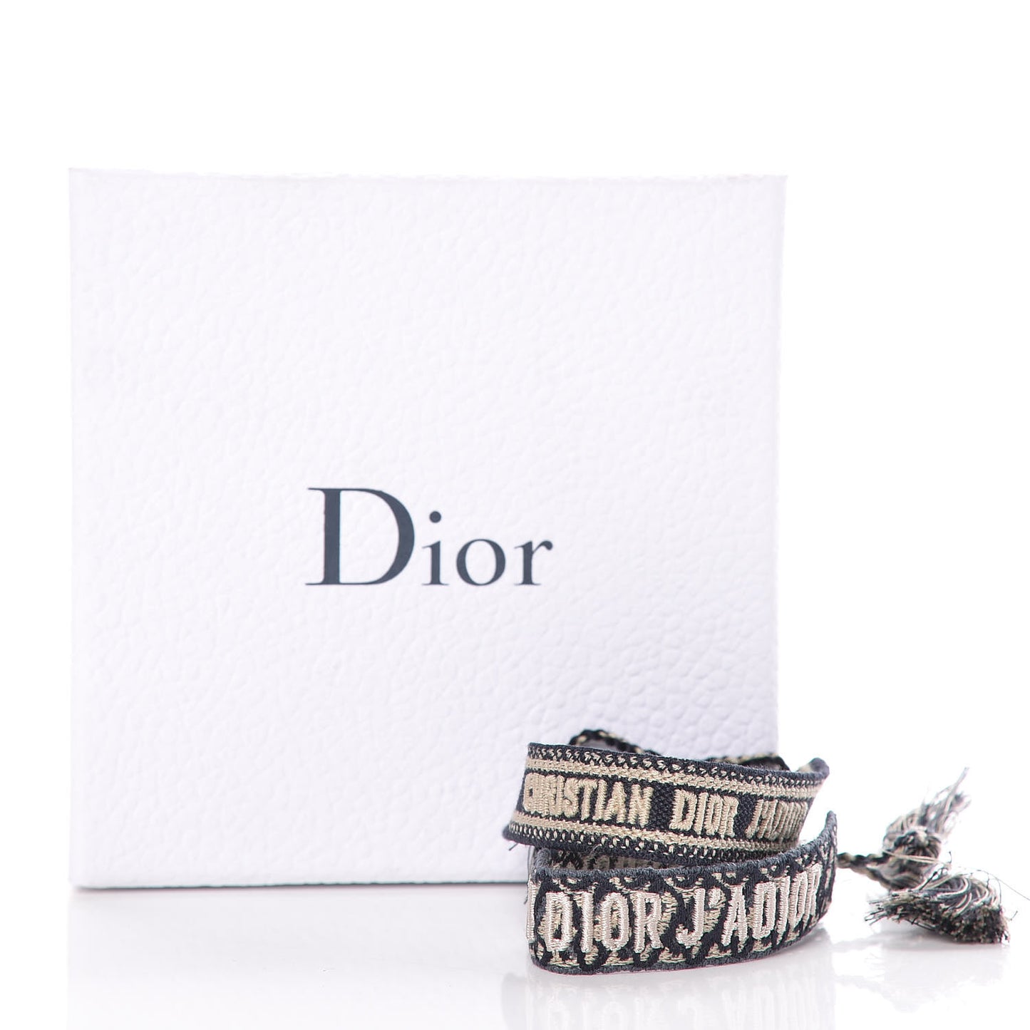 Woven Cotton J'Adior Friendship Bracelet Set Navy