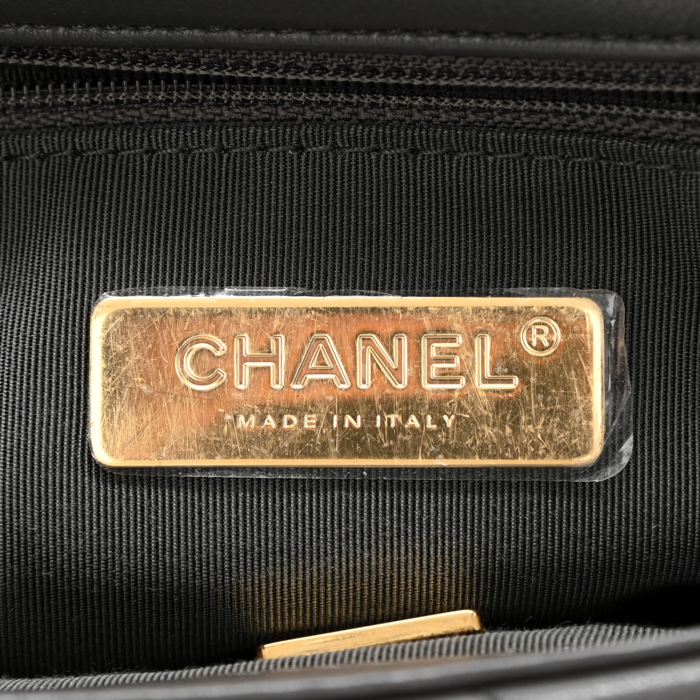 Lambskin Quilted Medium Chanel 19 Flap Dark Grey
