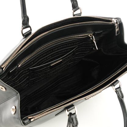 Prada Saffiano Large Galleria Double Zip Tote Black 5 of 9