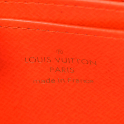 Louis Vuitton Monogram Graffiti Zippy Coin Purse Orange 6 of 8