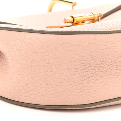 Chloe Grained Lambskin Mini Drew Shoulder Bag Cement Pink 9 of 11