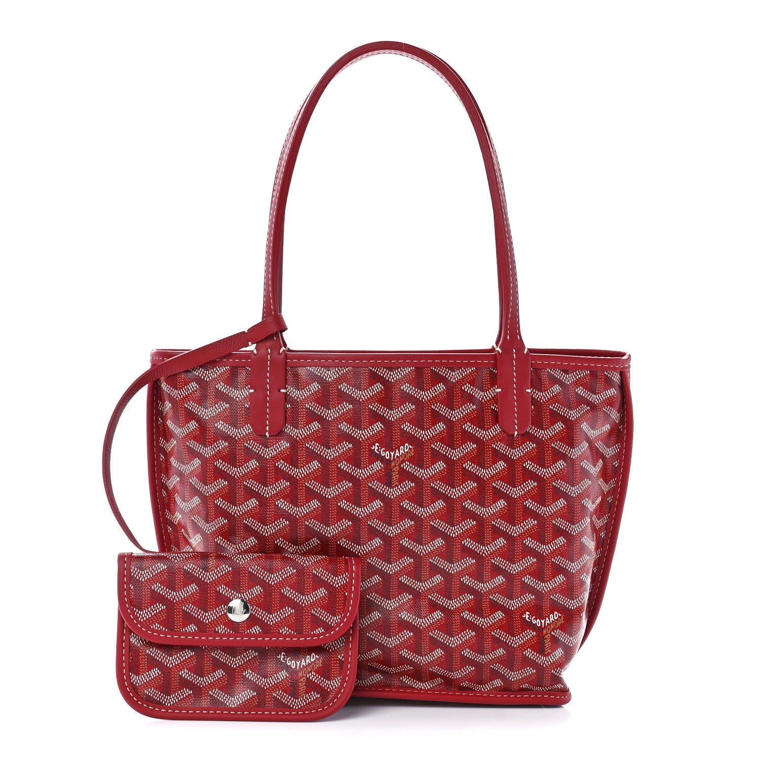 Goyard Goyardine Reversible Mini Anjou Red 1 of 21