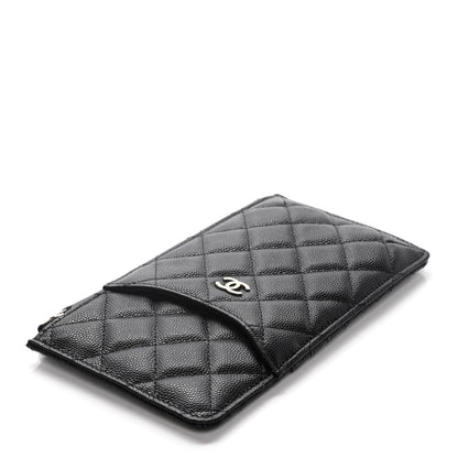 Chanel Caviar Quilted Classic iPhone Pouch Black 4 of 9