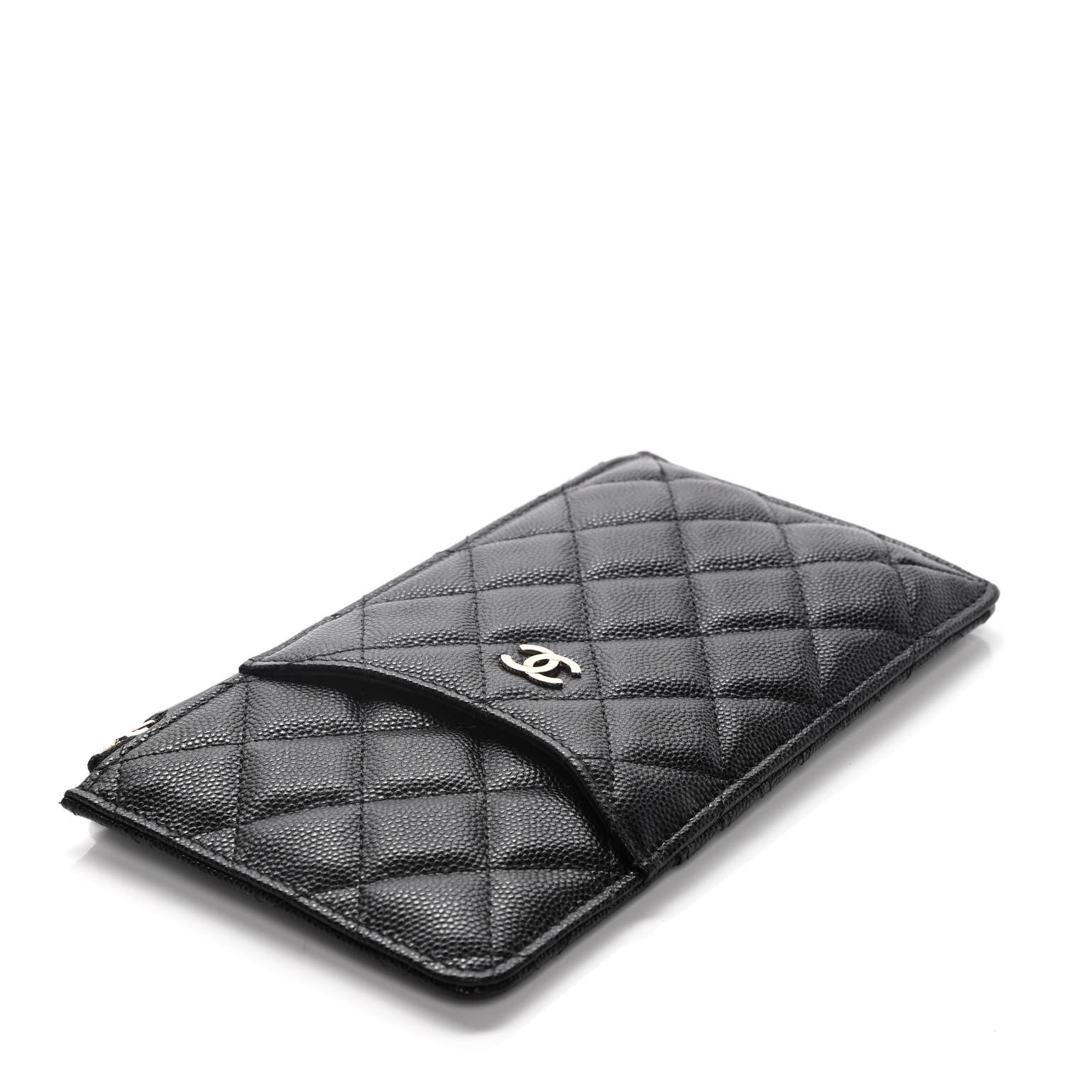 Chanel Caviar Quilted Classic iPhone Pouch Black 4 of 9
