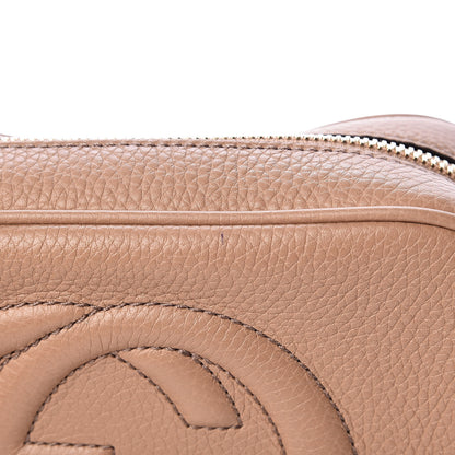 Gucci Pebbled Calfskin Small Soho Disco Bag Camelia 11 of 11