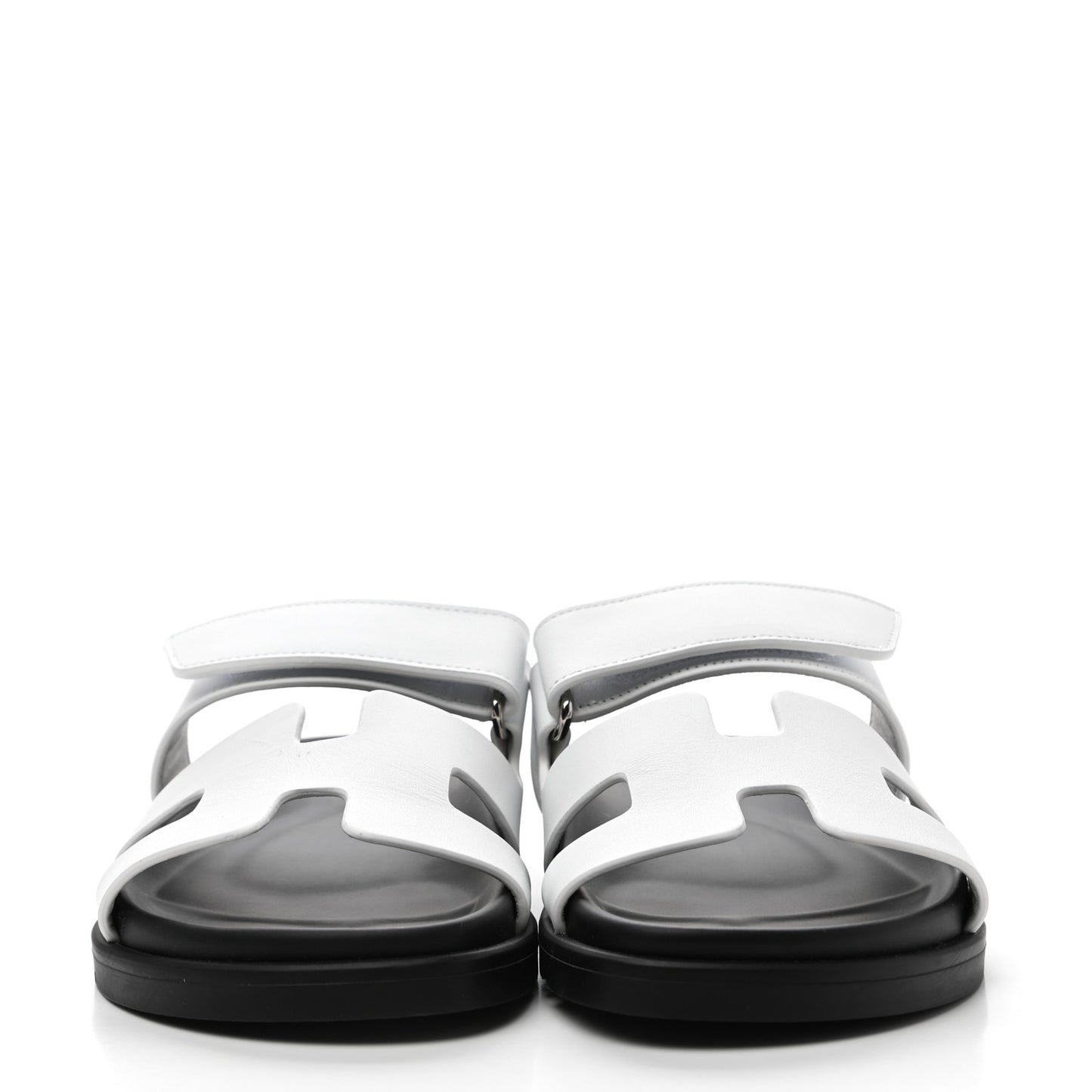 Calfskin Womens Chypre Sandals 35 White