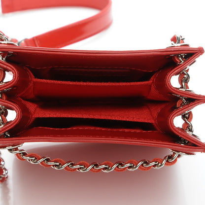 Chanel Patent Crossbody CC Phone Holder Red 5 of 7