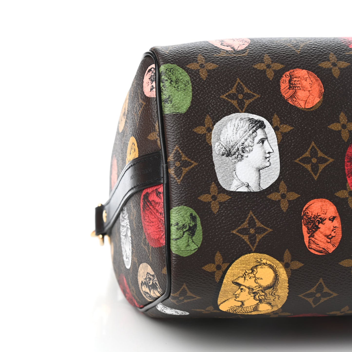 X FORNASETTI Monogram Cameo Speedy Bandouliere 25