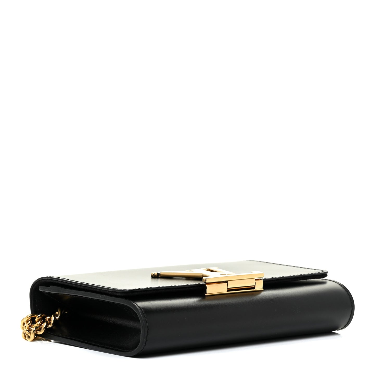 Calfskin Chain Louise MM Black