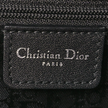 Christian Dior Calfskin Cannage D Buckle Tote Black 6 of 13