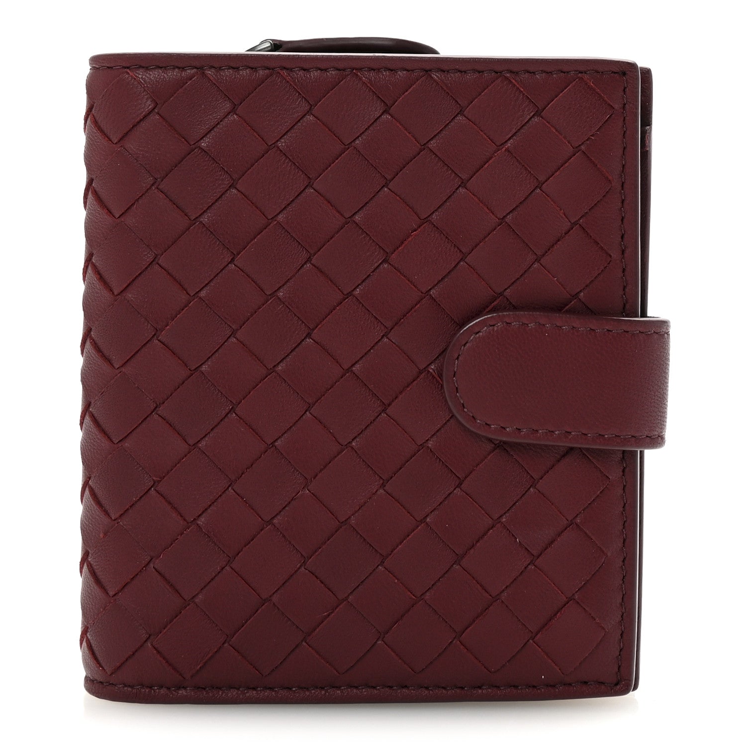Bottega Veneta Nappa Intrecciato Mini Wallet Barolo 1 of 8