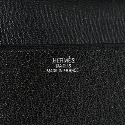 Hermes Chevre Mysore Medor 23 Clutch Black 6 of 12