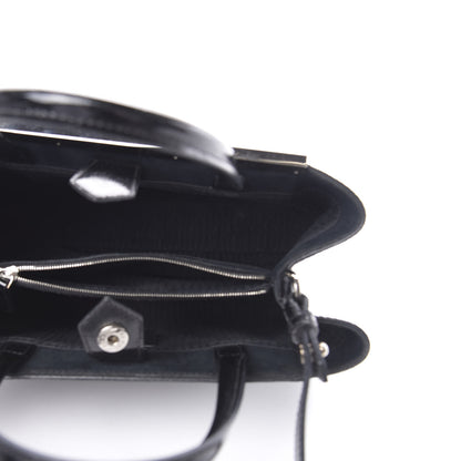 Fendi Patent Vitello Elite Petite 2Jours Tote Black 5 of 10