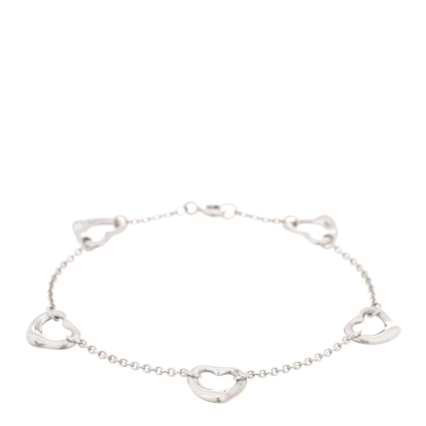 Sterling Silver Elsa Peretti Open Heart Bracelet
