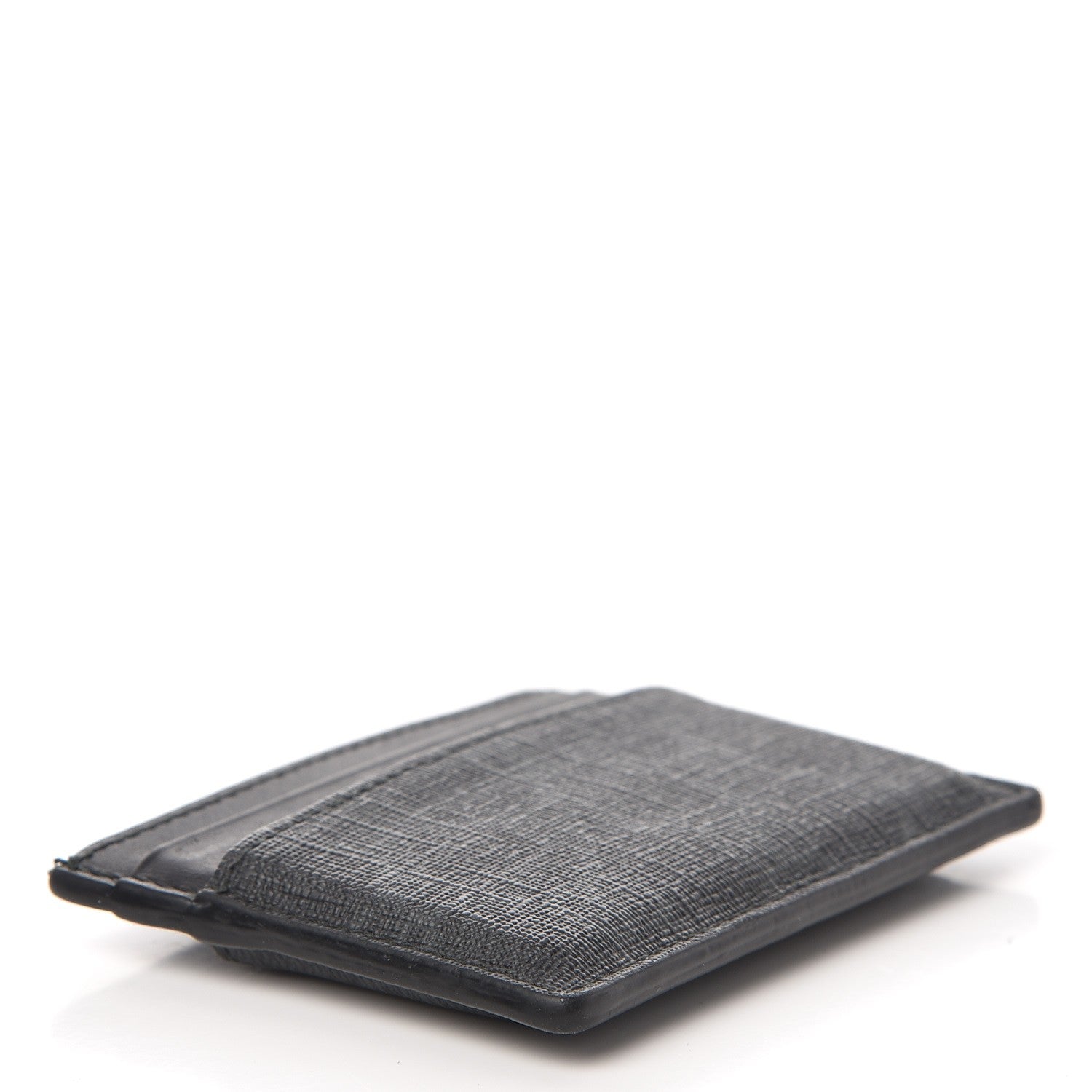 Gucci GG Supreme Monogram Card Holder Black Grey 4 of 6