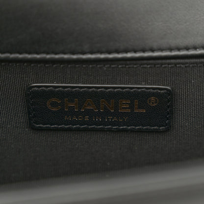 Chanel Calfskin Quilted Medium Boy Flap Black 6 of 13