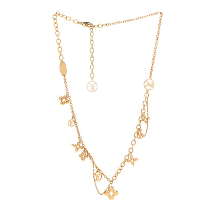 Louis Vuitton Metal Blooming Supple Necklace Gold 3 of 8