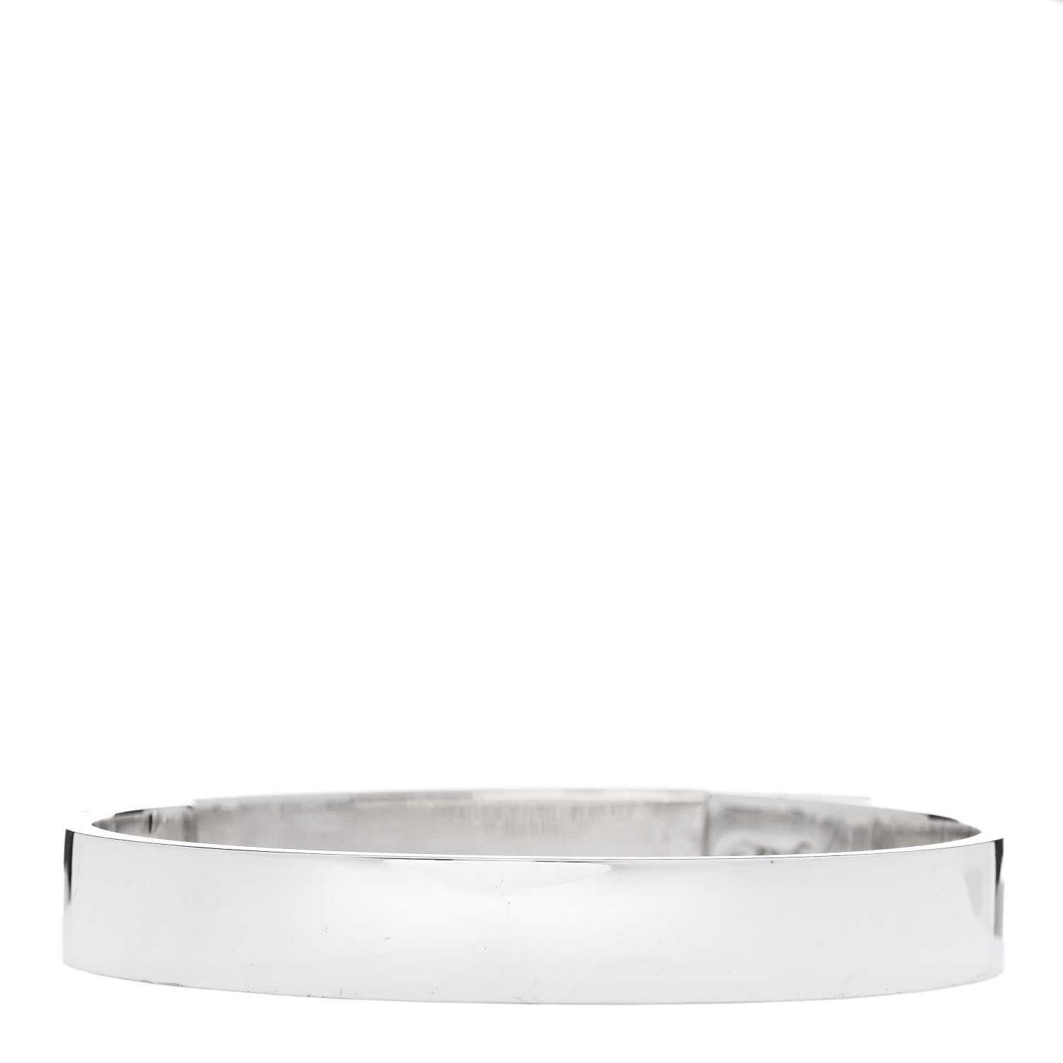Hermes Sterling Silver PM Collier De Chien Bracelet LG 2 of 4