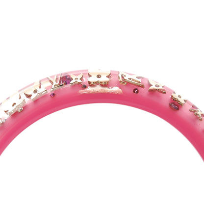 Louis Vuitton Resin Swarovski Medium Inclusion Bracelet PM Framboise 3 of 4