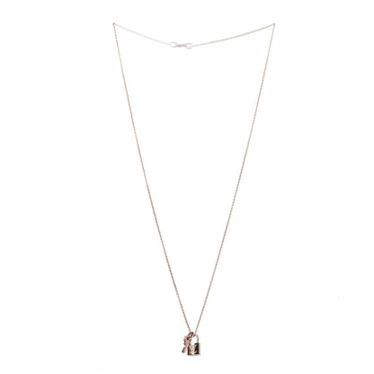 Louis Vuitton 18K Pink Gold Lock It Key Pendant Necklace 3 of 6