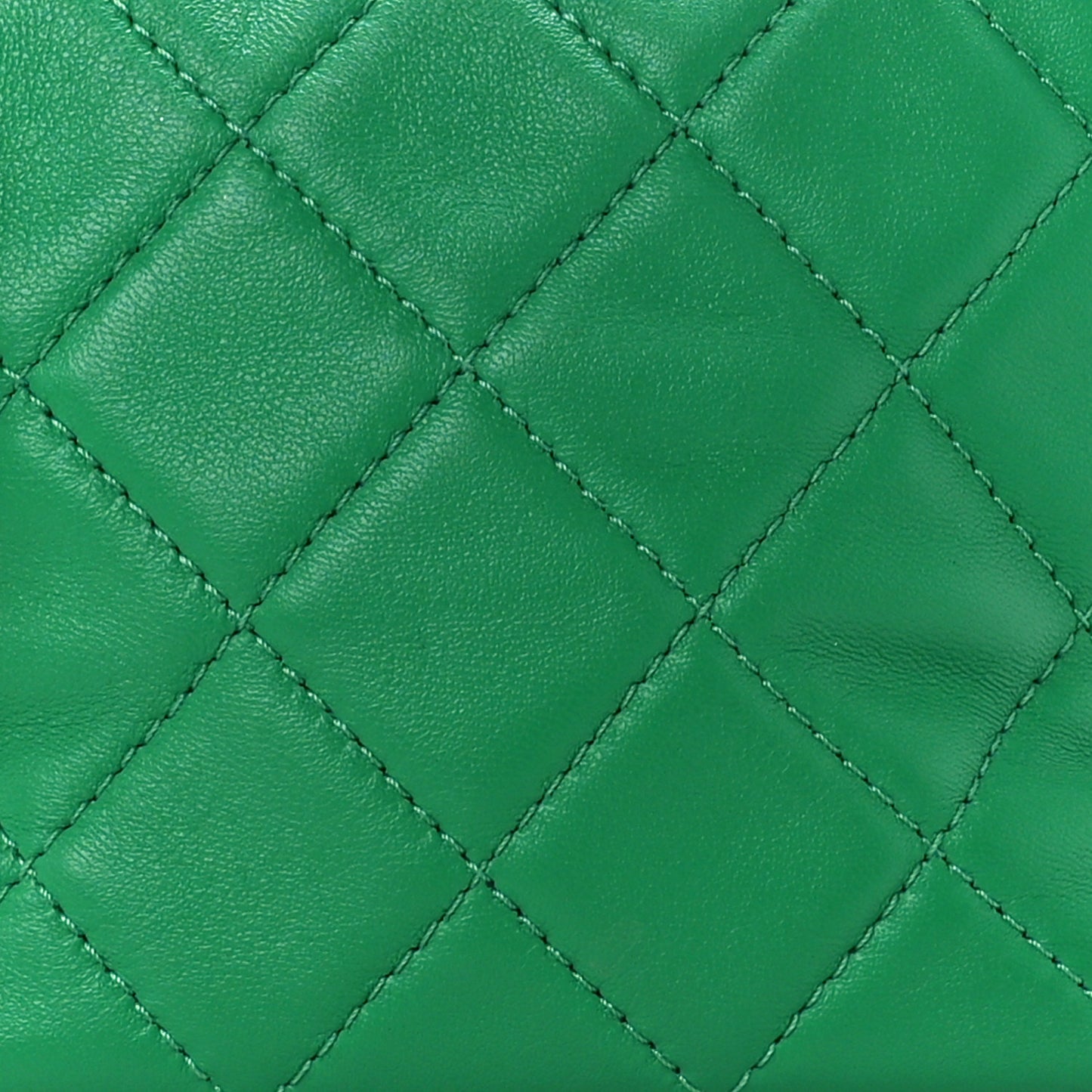Lambskin Quilted Small Perfect Meeting Hobo Green