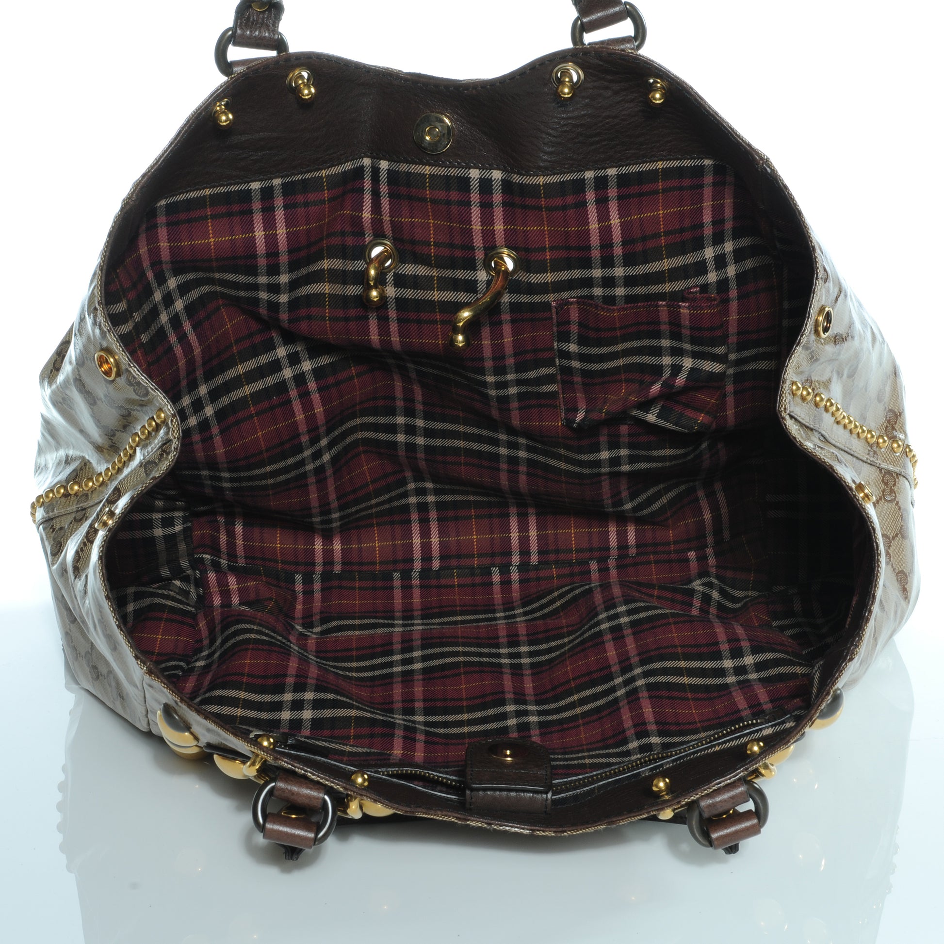 Gucci Crystal Monogram Medium Babouska Tote 8 of 8