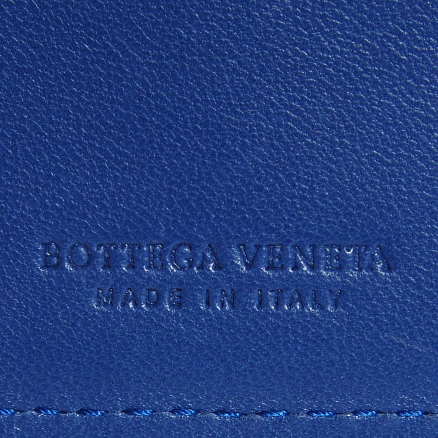 Nappa Intrecciato Continental Wallet Oceano