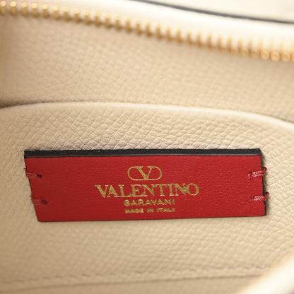 Valentino Garavani Calfskin Mini Vlogo Hobo Bag White 6 of 10