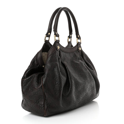 Gucci Guccissima Medium Sukey Tote Brown 3 of 12