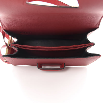 Loewe Grained Calfskin Medium Barcelona Shoulder Bag Scarlet Red 5 of 9