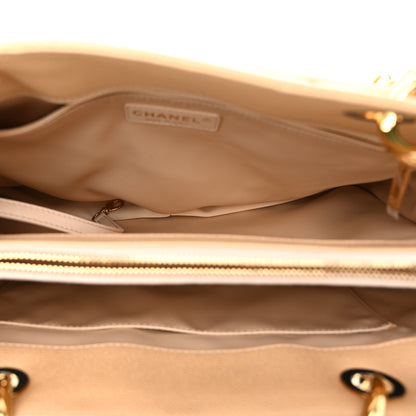 Chanel Caviar Quilted Grand Shopping Tote GST Beige 5 of 11