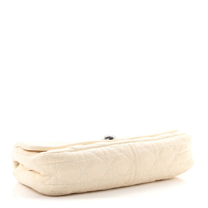 Christian Dior Lambskin Cannage Rendezvous Flap White 4 of 11
