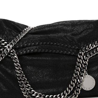 Stella McCartney Shaggy Deer Falabella Fold Over Tote Black 7 of 9