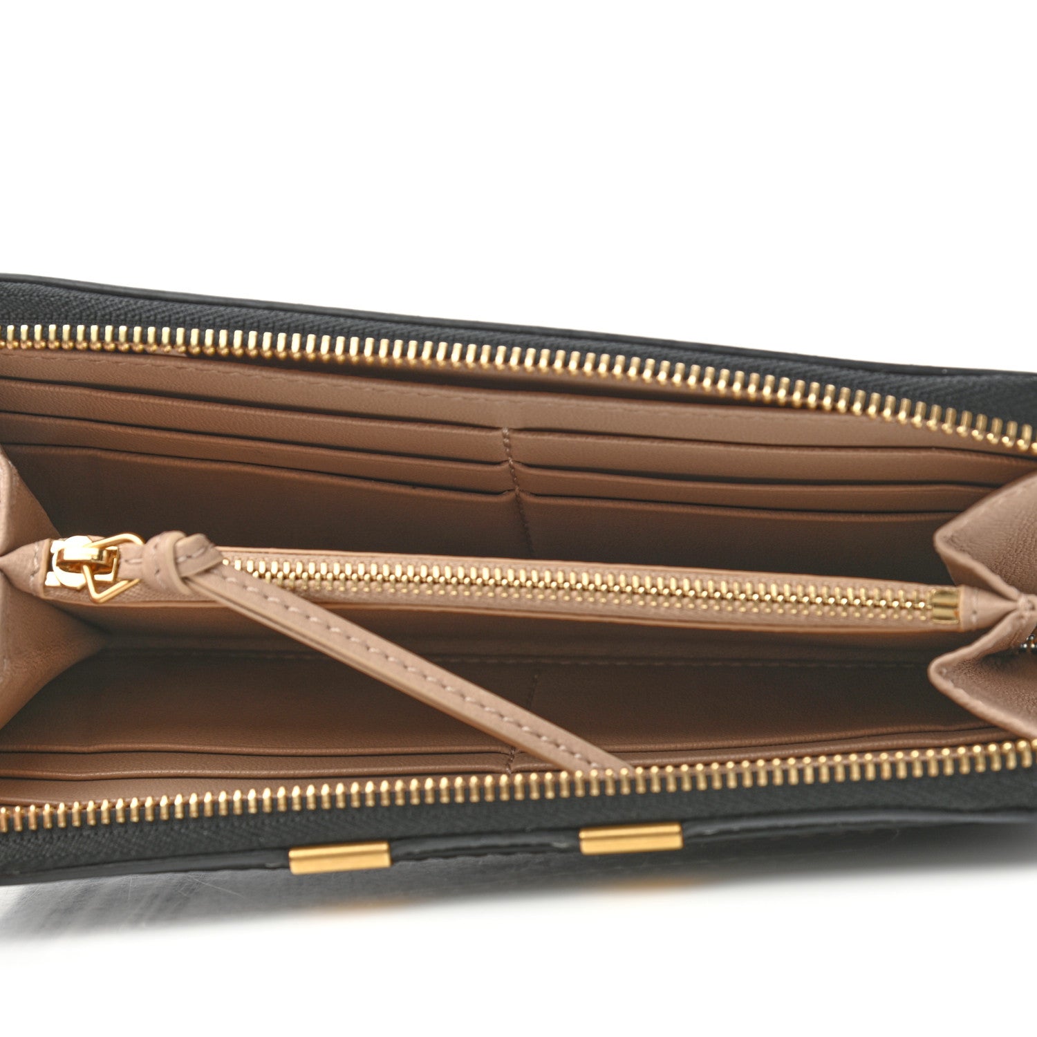 Chloe Grained Calfskin Marcie Long Zip Around Wallet Black 5 of 9