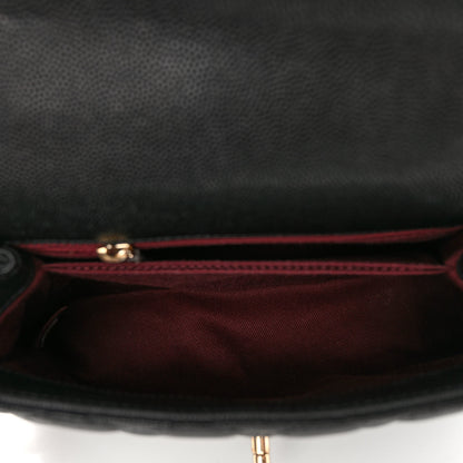 Chanel Caviar Quilted Mini Coco Handle Flap Black 5 of 9