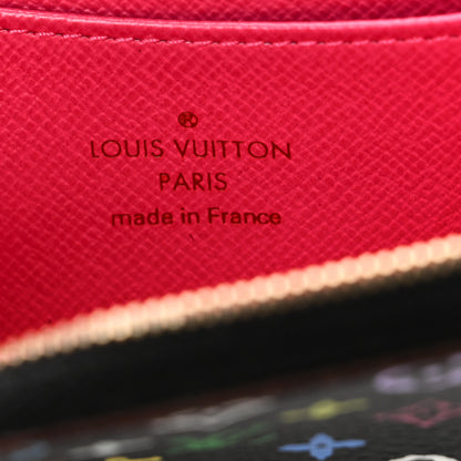 Louis Vuitton Monogram Multicolor Zippy Coin Purse Black Grenade 6 of 6