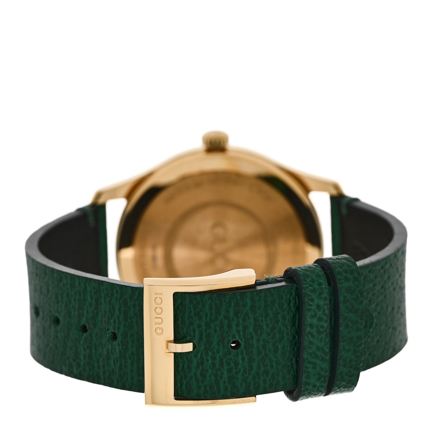 Stainless Steel Calfskin 38mm G-Timeless Bee Quartz Watch Green