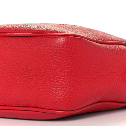 Gucci Pebbled Calfskin Small Soho Disco Bag Vibrant Red 10 of 10