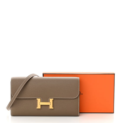 Hermes Epsom Constance Long To Go Wallet Etoupe 17 of 17
