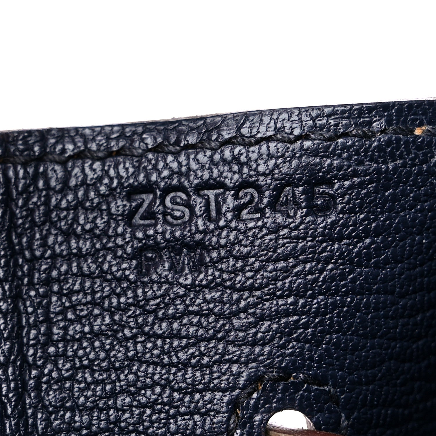 Hermes Epsom Casaque Birkin Sellier 30 Etoupe Sesame Bleu Indigo 7 of 10