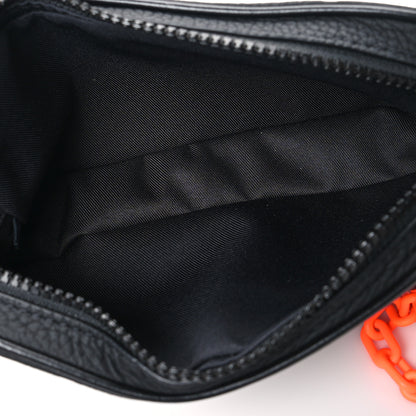 Louis Vuitton Taurillon Monogram Uniformes Solar Ray Soft Pochette Volga Belt Bag Black 5 of 8