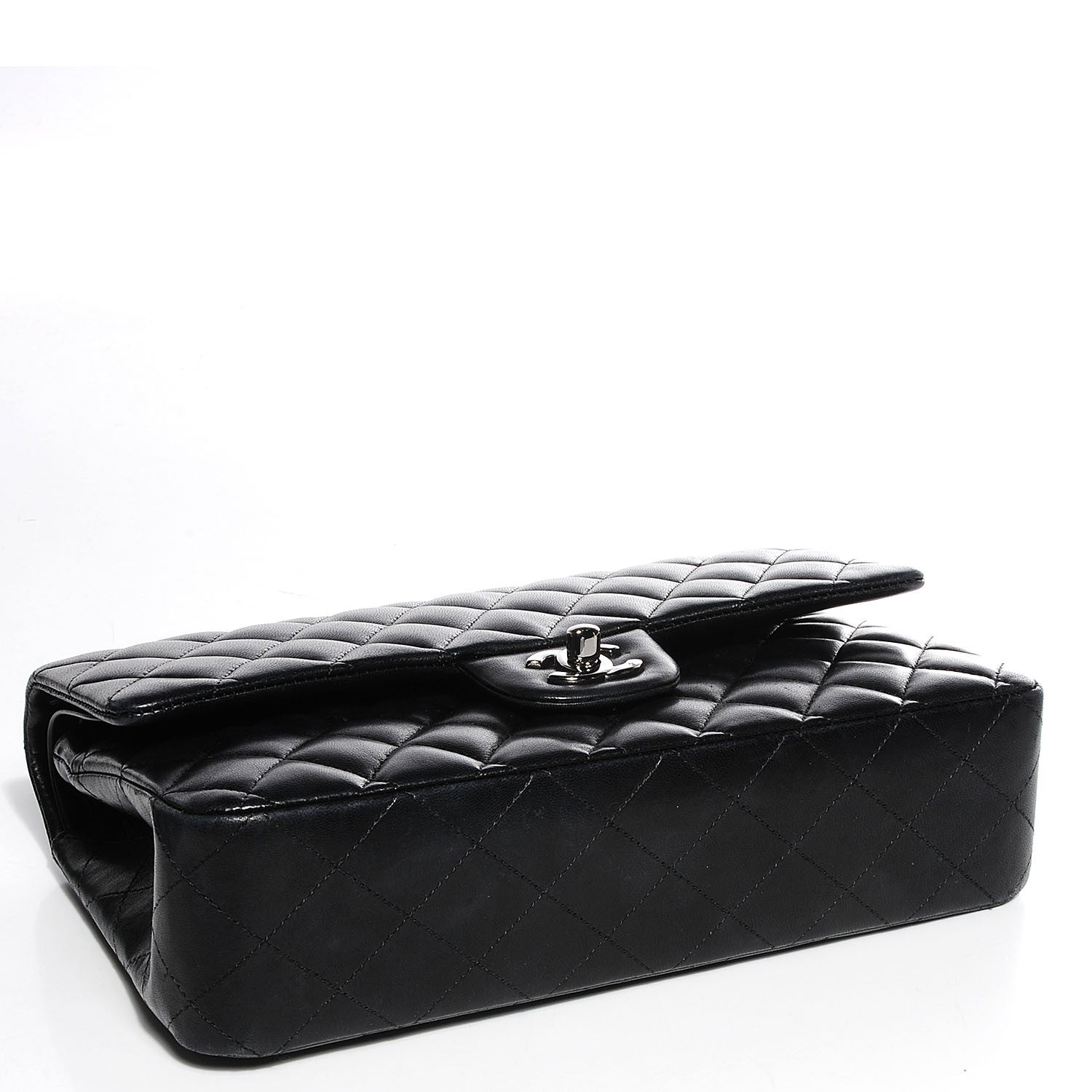 Chanel Lambskin Medium Double Flap Black 4 of 8