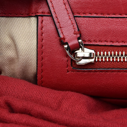 Valentino Garavani Vitello Colorblock Medium Rockstud Tote Deep Rose Clover Grey Scarlet 20 of 20