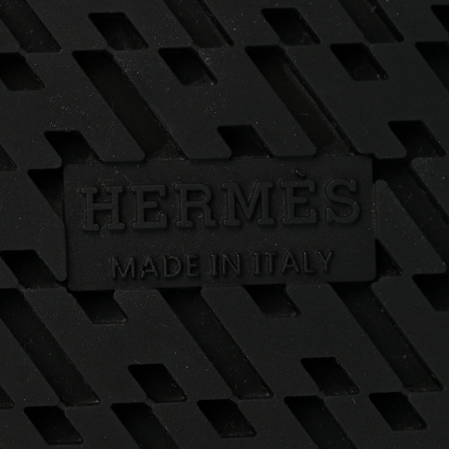 Hermes Calfskin Womens Chypre Sandals 36.5 Black 7 of 10
