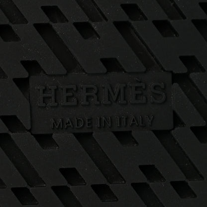 Hermes Calfskin Womens Chypre Sandals 36.5 Black 7 of 10